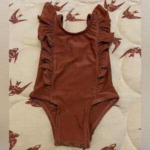 Kate Quinn Ruffle Swimsuit - Cedar